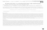Estructura y composición de leñosas - SciELO · Madera y Bosques vol. 24, núm. 1, e2411445 Primavera 2018. Estructura y composición de leñosas . en dos bosques de las regiones