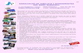 ASSOCIACIÓ DE JUBILATS I PENSIONISTES DEL BANC SABADELL · 2019-04-18 · ASSOCIACIÓ DE JUBILATS I PENSIONISTES DEL BANC SABADELL Cumplimentar la butlleta del full adjunt i entregar-la