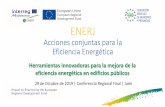 Acciones conjuntas para la Eficiencia Energética · 2019-11-04 · regional con el fin de crear recomendaciones, estudios, informes, guías y checklists para la ejecución de acciones.