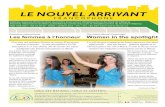 Le nouveL arrivant - Immigration Francophoneimmigrationfrancophone.ca/images/documents/Le... · consultation and networking. We support all endeavours that will allow women to shine