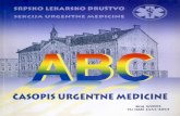 ABCurgentnamedicina.sld.org.rs/dotAsset/75378.pdfPrevodilac za engleski jezik Srba Kunijevi} [tampa „SL Grafik“, Beograd-Umka Tira` 500 primeraka ^asopis ABC je registrovan kao