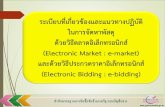 (Electronic Market : e-market) · ด้วยวิธีตลาดอิเล็กทรอนิกส์ (Electronic Market : e-market) และด้วยวิธีประกวด
