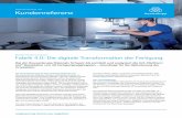 Materials Services I IoT Kundenreferenz · Fabrik 4.0: Die digitale Transformation der Fertigung Bei der thyssenkrupp Materials Schweiz AG ermittelt und analysiert die IIoT-Plattform