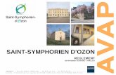 AVAP - Bienvenue à Saint-Symphorien-d'Ozon, commune du Rhône · 2017-06-20 · L’Aire de Mise en Valeur de l’Architecture et du Patrimoinede Saint-Symphorien d’Ozon couvre