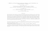 Eﬀects of Stochastic Interest Rates and Volatility on ... · and stochastic interest rates on contingent claims. When the volatility function is stochastic, the underlying ﬁnancial