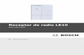 Receptor de radio LE10 - tecnovida.orgtecnovida.org/wp-content/uploads/2016/02/09-NurseCall-LE10-User-… · 3.3.1 Suministro de energía a través de la toma RJ12 10 3.3.2 Fuente