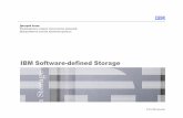 IBM Software-defined Storage · технологии решения для экономии энергии Block NAS Tape 4U Storage virtualization & native Flash Auto-Tiering, Real-time