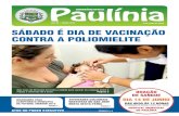 SÁbAdO é dIA dE vACINAçãO CONtRA A …...A Campanha Nacional de Vacinação contra a Poliomielite terá início no sábado, dia 08 de Junho. Todas as crianças com idade entre