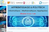 APPRENTISSAGE à POLYTECH - unice.frunice.fr/polytechnice/fr/contenus-riches/documents-telechargeables/... · Le Master 2 Informatique à Polytechen 2019-2020 oParcours Ingénierie