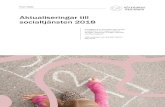 Aktualiseringar till socialtjänsten 2018 · 2019-06-14 · FoU i Väst Aktualiseringar till socialtjänsten 2018 ... I resultatkapitlet presenteras data i diagram och tabeller. ...