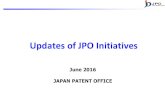 Updates of JPO Initiatives · 3 27.0 16.0 14.8 11.5 3.9 2.1 0.9 6.9 8.3 0.6 0.9 4.3 2.2 1.2 0 5 10 15 20 25 30 35 40 Japan USA China Korea Germany France UK The number of patent regisrations