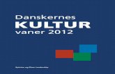Danskernes kulturvaner 2012 · puterspil/digitale spil, teater/scenekunst, skønlitteratur og brug af internettet. Børnene har generelt et højere aktivitetsniveau end de voksne.