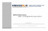 MANUAL de Organizaciónseslp.gob.mx/transparencia/Manuales_de_Organizac... · Además, el manual de organización facilita a los empleados y funcionarios el conocimiento de sus obligaciones