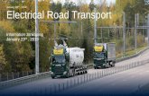Title Slide January 23rd Electrical Road Transport · Title and Content Title and content January 22, 2019 Electrical Road System 8 Electric road system Dynamic Charging System Electric