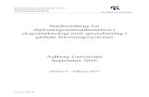 Studieordning for diplomingeniøruddannelsen i globale ...€¦ · 1.1 Bekendtgørelsesgrundlag Diplomingeniøruddannelsen i eksportteknologi med specialisering i globale forretningssystemer