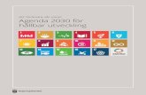 Att förändra vår värld: Agenda 2030 för hållbar utveckling€¦ · Agenda 2030 för hållbar utveckling Alla länder och berörda parter kommer att genomföra denna plan i samarbete