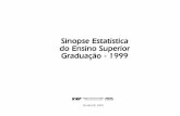 Sinopse Estatística do Ensino Superior Graduaçªo - 1999download.inep.gov.br/.../miolo1_Sinopse_Superior99.pdf · 2000-12-13 · Sinopse Estatística do Ensino Superior Graduaçªo