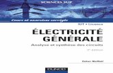 IUT • Licence électricité généralelivre.fun/LIVREF/F13/F013005.pdf · Notions de base sur les circuits. 1.1 GRANDEURS ÉLECTRIQUES. 1.1.1 Introduction. L’électricité est