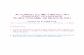 DOCUMENT DE RÉFÉRENCE DES GARES DE VOYAGEURS POUR … · du 7 mars 2003 relatif à l'utilisation du Réseau Ferré National (RFN), modifié par le décret n° 2012-70 du 20 janvier