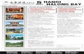 5 HANOI Days HALONG BAY - Penang Tour Agent€¦ · Hanoi, Halong Bay 1 Penang - Transit - Hanoi (D) Assemble at Penang International Airport for departure flight to Hanoi. Arrival