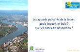 Les apports polluants de la Seine : quels impacts en baie et … · 2019-02-27 · A retenir Le cocktail de contaminants Une amélioration sensible de la qualité, mais des conséquences