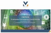 FINTECH - Menon Economics · Vi står nå på terskelen til en teknologidrevet revolusjon innen finans. Ny teknologi som kunstig intelligens og blockchain, nye reguleringer som PSD2,