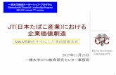 JT(日本たばこ産業 における 企業価値創造hflp.jp/wp-content/uploads/2017/06/20171119-HFLP-C-7th...2017/11/19  · 2001/2/2 Seller Japan Tobacco Inc., 25 Burger King