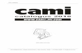 Cami catalogus · Cami (Belgium) bvba - Edward Vlietinckstraat 8 - 8400 Oostende - België - T: 32-(0)59-708666 - E: info@cami-nv.com cami nv op internet - bezoek onze website op