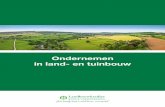 Ondernemen in land- en tuinbouw - AGRI Press · 2011-12-09 · 4.4.2 Belastingdruk op inkomsten uit de vennootschap 40 4.5 Voor- en nadelen, vergelijkingspunten vennootschap – natuurlijke