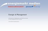 Energie Management · 2010-03-11 · Dienstleistungen B2B Marketing, Events, Messe-Consulting, Marketing- und Kommunikationsberatung, Coaching, Firmen- und Kundenzeitschriften, Marktforschung