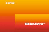 Iplast | Excellence in plastics - BROCHURE BIPLEX ES€¦ · de un copolímero de polipropileno y está disponible en hojas o en rollos. revestimiento de hormigón cajas, bandejas,