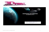 DOSSIER DE PRESSE · Dossier de presse 3D PRINT 2016 3 3D PRINT, les rencontres de la fabrication additive INFORMATIONS PRATIQUES Date: 4 et 5 octobre 2016 Lieu : LYON EUREXPO - HALL