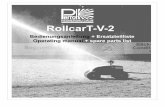 RollcarT-V-2 - Irrigation Warehouse · RollcarT/V aufstellen - Positionieren - Gerät ca. 15 mtr. hinter der zu beregnenden Grenze aufstellen - Mitnehmerbolzen an der Seiltrommel