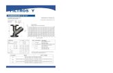 Filtros - DRAKO · Os filtros podem opcionalmente serem fornecidos com plug para limpeza (item C). CF8 / CF8M 150 PSI À (10,5 KG/CM2 À 2600C) 275 PSI À IOOOF (19,3 KG/CM2 À 37,80C)