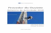 Provedor do Ouvinte - Rádio e Televisão de Portugal · 2019-02-08 · Relatório de Actividade do Provedor do Ouvinte 2018 No uso da competência prevista na alínea f) do n.º