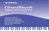 Digital Grand Piano - Yamaha€¦ · or connecting cords of any kind. The use of an extension cord is not recommended! If you must use an extension cord, the minimum wire size for