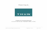Thun S.p.A. · rapporti con i soci, la gestione del personale, l’organizzazione del lavoro, la selezione e gestione dei fornitori, i rapporti con le istituzioni) la Società evita