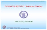 INSEGNAMENTO Robotica Medicaingegneria-biomedica.dieti.unina.it/.../Robotica_Medica.pdf · INSEGNAMENTO Robotica Medica Prof. Fanny Ficuciello. Riunione di presentazione esami a scelta