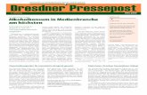 Mit Berichten aus der Medienbranche Dresdens und des ...dresdner-pressepost.de/pdf/Dresdner_Pressepost_2009_05.pdf · Stammzellenspender für Journalistin dringend gesucht Die Deutsche