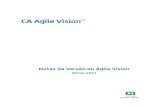 CA Agile Vision™ - ftpdocs.broadcom.com Agile Vision Enterprise... · o Agile Vision, fazer perguntas e compartilhar experiências com outros usuários. O suporte por email ou telefone