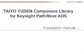 TAIYO YUDEN Component Library for Keysight …* UVK105C_sp.dsn * _MK107SD_sp.dsn * TMK063C_sp.dsn - Component Library for Keysight ADS - Ver1.0 の消去方法 19 Step 1. Keysight