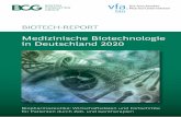 BIOTECH-REPORT · 2020-06-30 · BIOTECH-REPORT. Der vfa ist der Wirtschaftsverband der forschenden Pharma-Unternehmen in Deutschland. Er vertritt die Interessen von 44 weltweit führenden