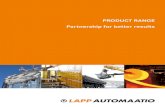 PRODUCT RANGE Partnership for better results€¦ · automation and electrical components for the mechanical . ... We offer factory calibration as part of our temperature sensor manufacturing
