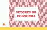 SETORES DA ECONOMIA - upvix.com.br · Representa a maior parcela da População Economicamente Ativa do Brasil, com aproximadamente 60% . Apresenta-se em grande crescimento, pois