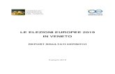 LE ELEZIONI EUROPEE 2019 IN VENETOdoc989.consiglioveneto.it/oe/resources/report_europee... · 2019-06-24 · Affluenza alle urne alle elezioni europee 2004-2019 e differenza tra Veneto,
