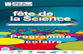La Fête de la Science - ac-guadeloupe.fr · La Fête de la Science en Guadeloupe 2015 Sciences Physiques Ingénierie et technique Nature et Environnement Sciences de la Terre Dans