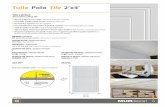Tuile Polo Tile 2’x4’ · 2018-12-20 · oller au plafond ou au mur avec une colle de C onstruction et ajouter des clous au moyen d’une c cloueuse pneumatique (clous de finition