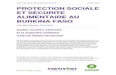 PROTECTION SOCIALE ET SECURITE ALIMENTAIRE AU …...(PNUD, 2013). Le taux de pauvreté, calculé avec une approche multidimensionnelle, indique que les foyers pauvres7 représentent
