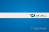 PROFILE COMPANY - xuonginchuyennghiep.com Alph… · Với hệ thống máy gia công hiện đại: Máy xén, máy bế thành phẩm, máy cán màng, máy gấp, máy khâu ch