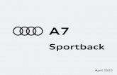 Audi A7 Sportback · Title: Audi A7 Sportback Author: Moir, Sameerah Created Date: 4/14/2020 12:55:18 PM
